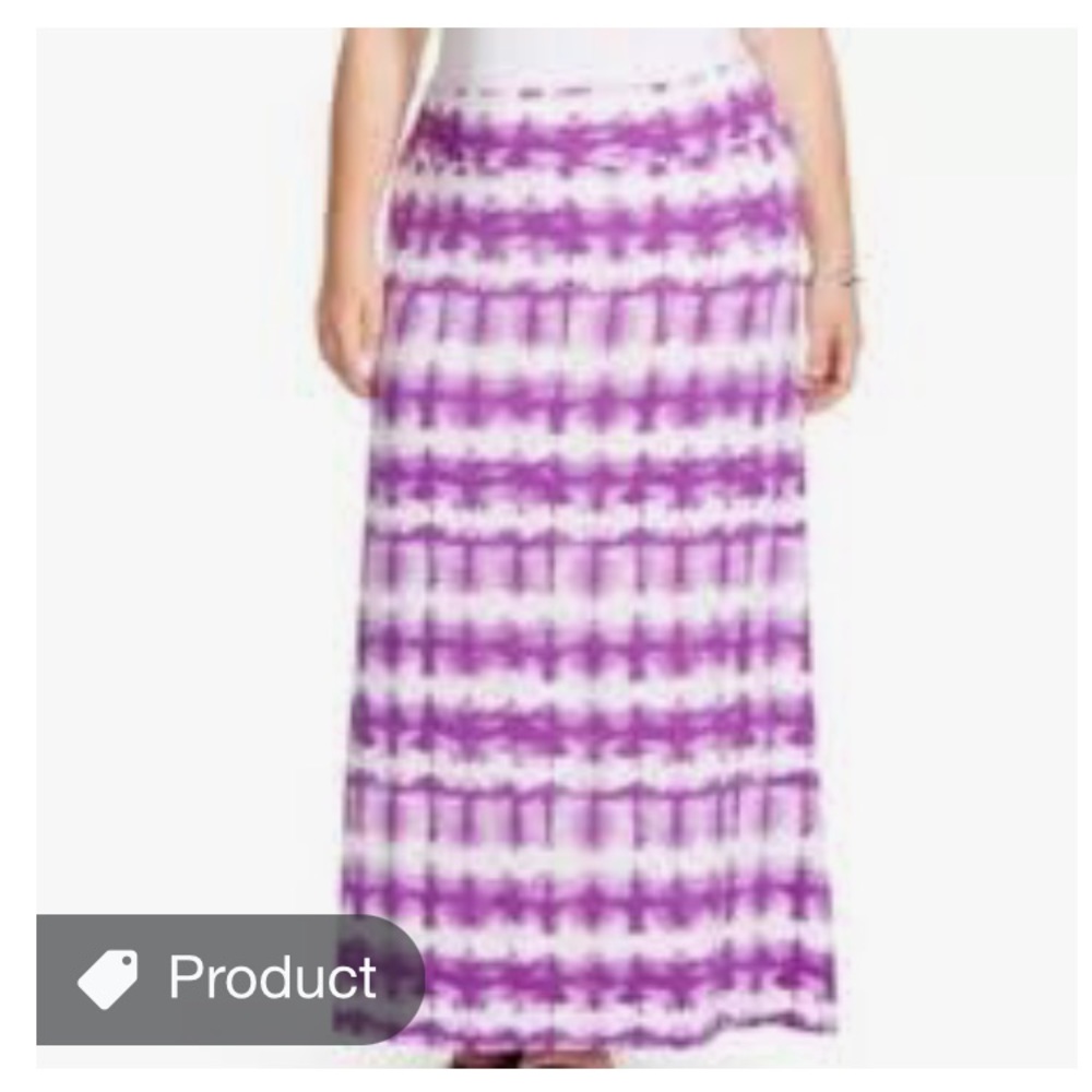 Ava & Viv Knit Tie Dye Maxi Skirt